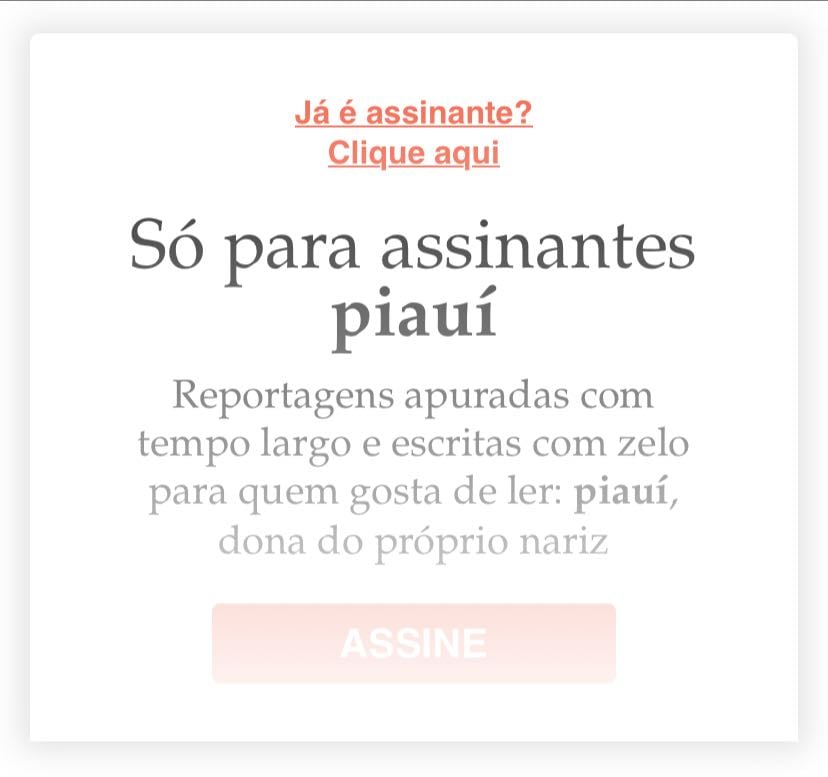 assinaturas