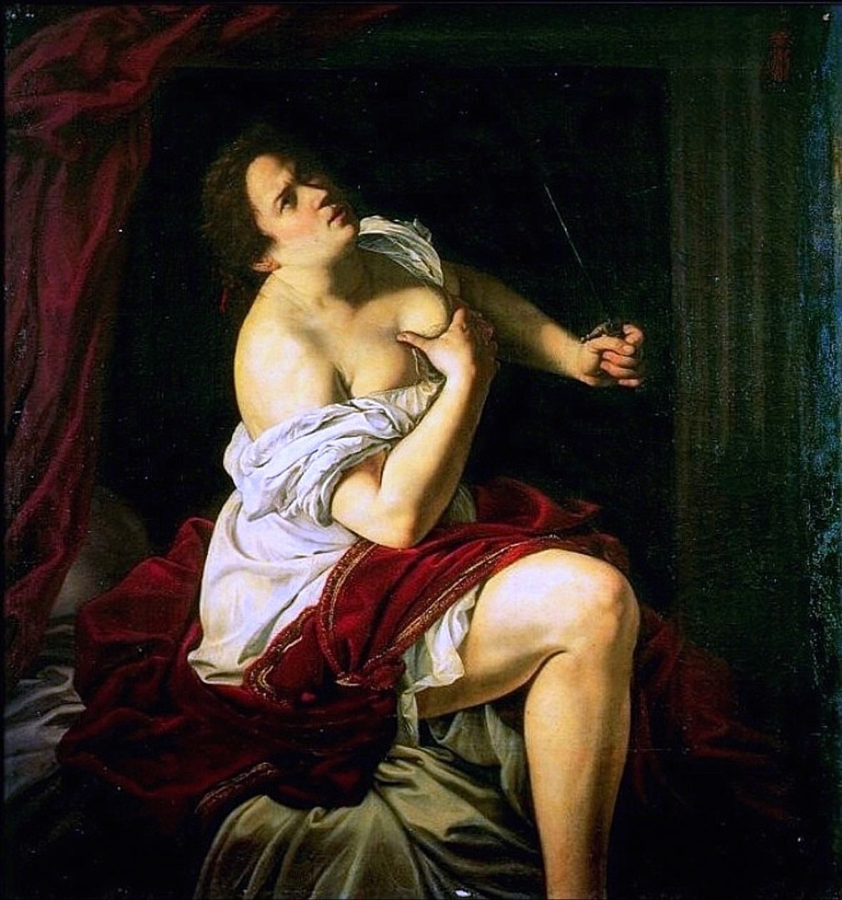 Lucretia - Artemisia Gentileschi