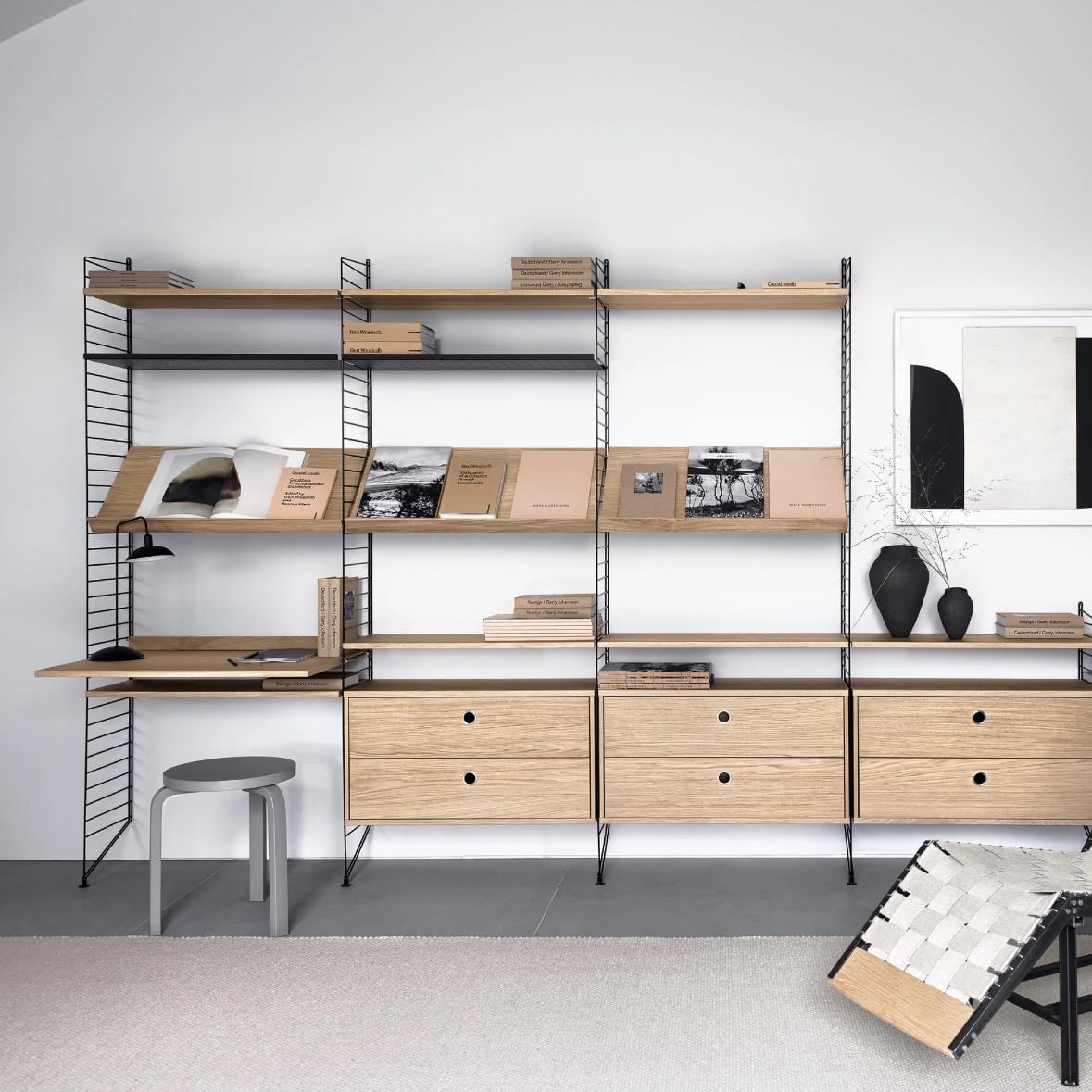 String Shelving System - By Nisse Strinning