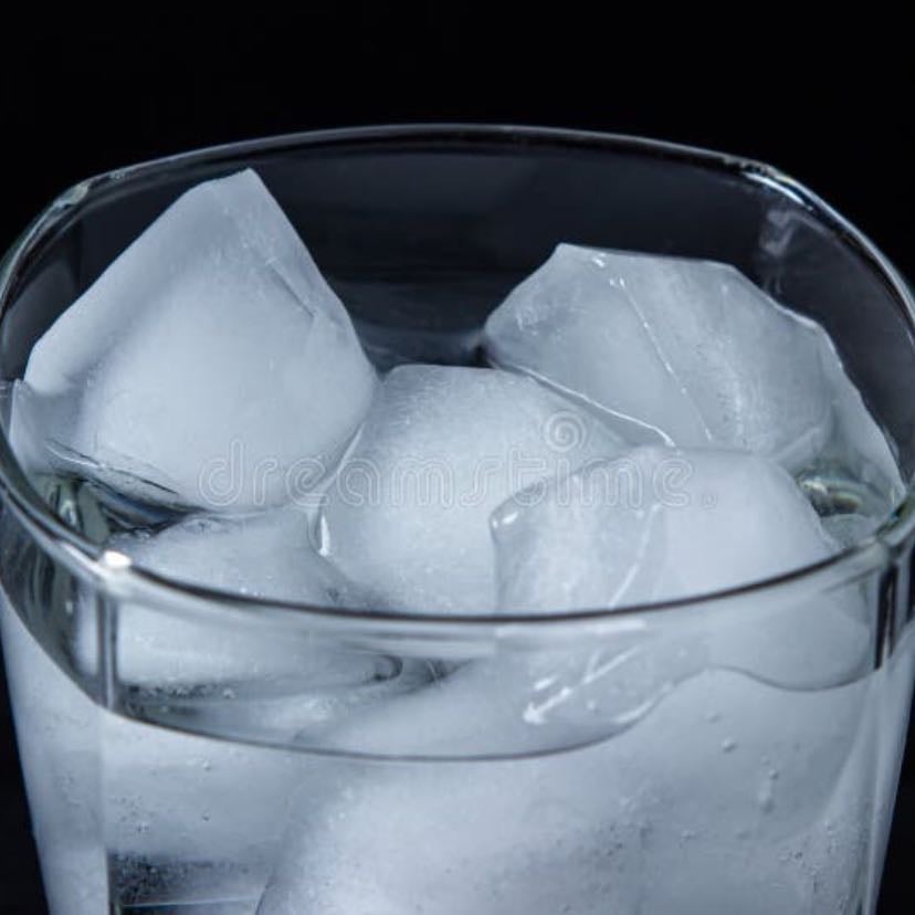 Agua con hielos - Dejar tu cabello con agua con hielos por 10 minutos 2 o 3 veces por semana