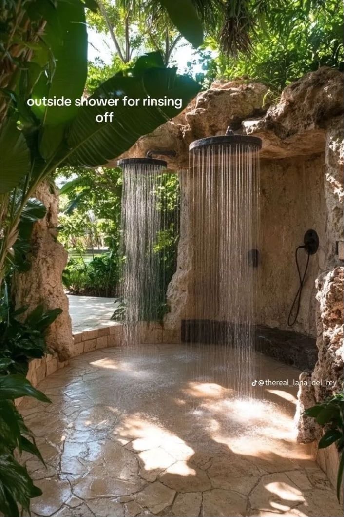outside shower