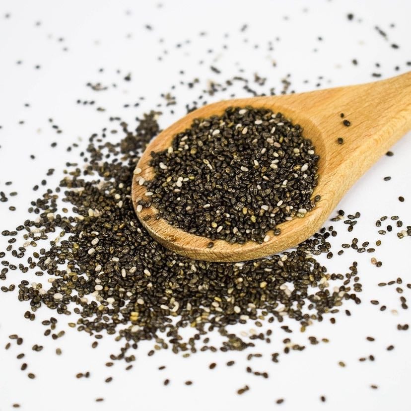 Egg White, Almond and Avocado Oil, Chia Seeds