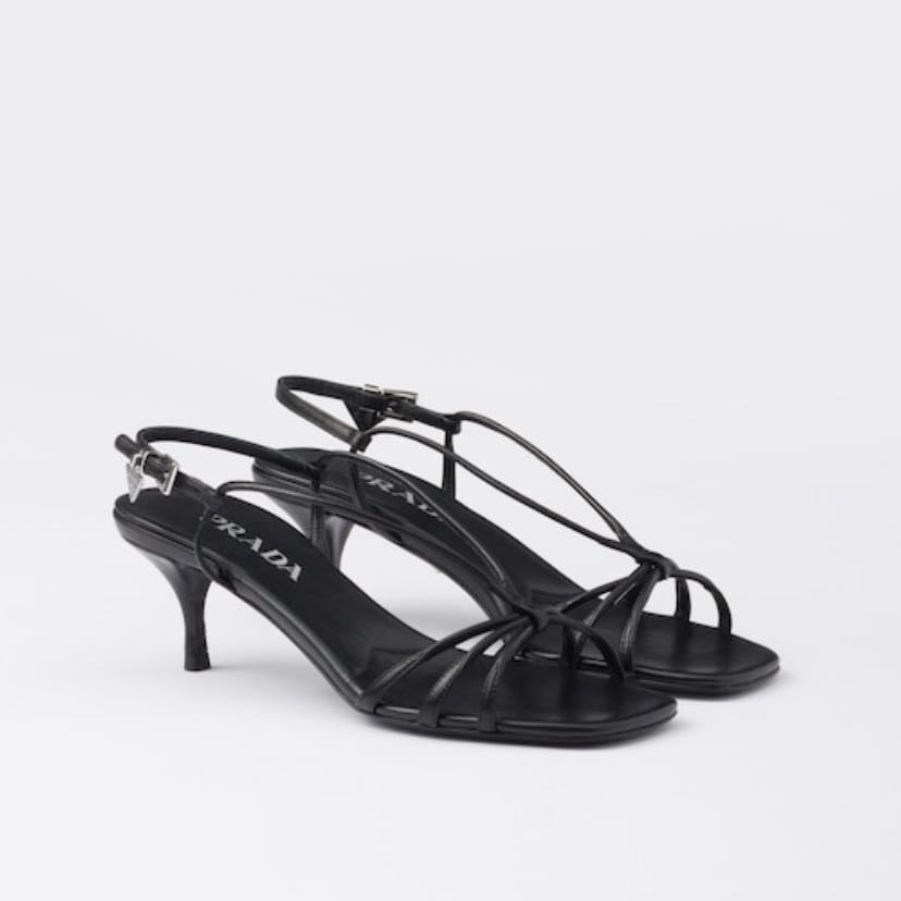 Heeled leather sandals - 890 $