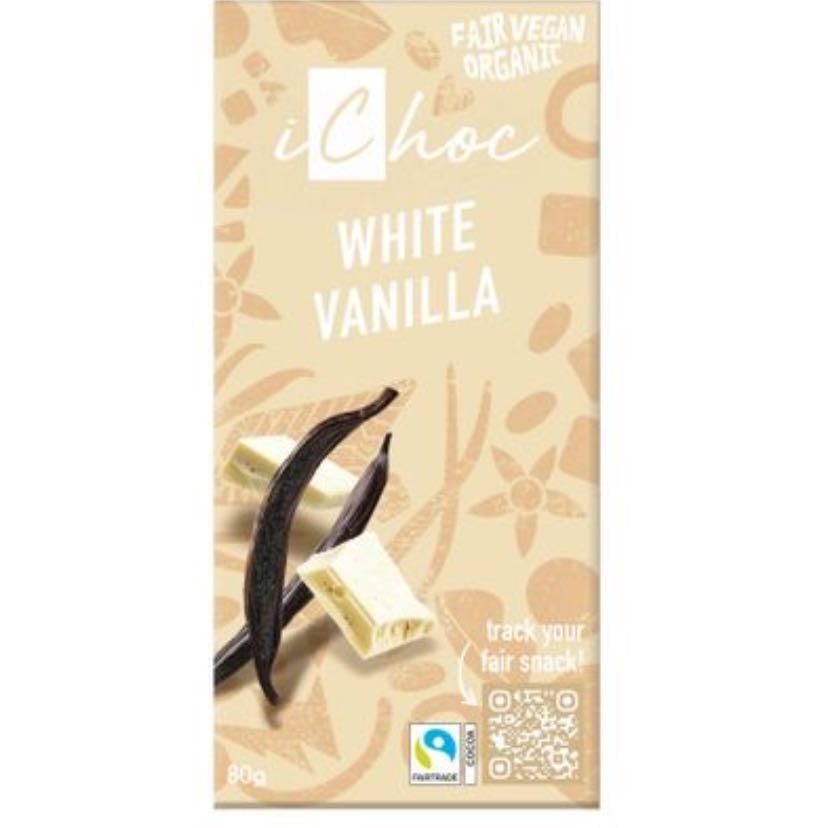 White Vanilla Vegan Organic Chocolate - IChoc