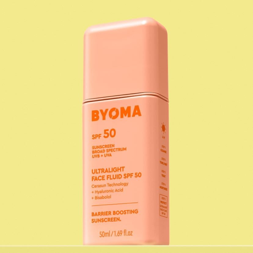 Ultralight Face Fluid SPF50 - Byoma