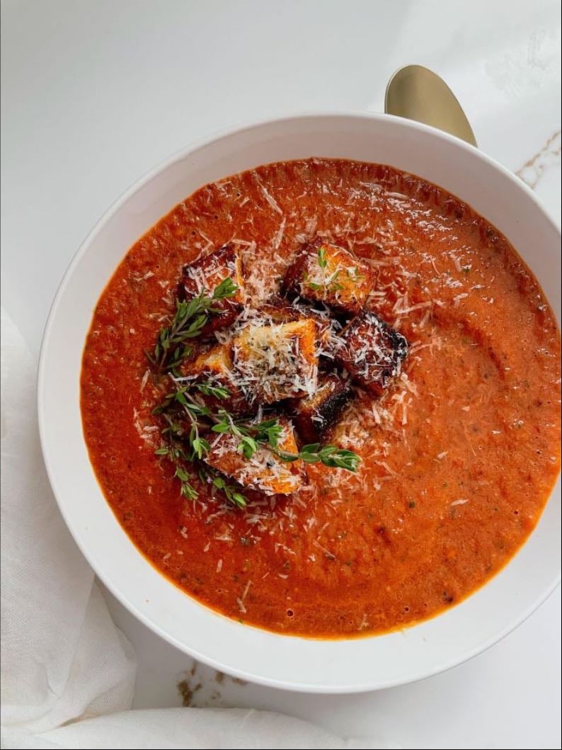 Vegetable Soup With Garlic And Herbs