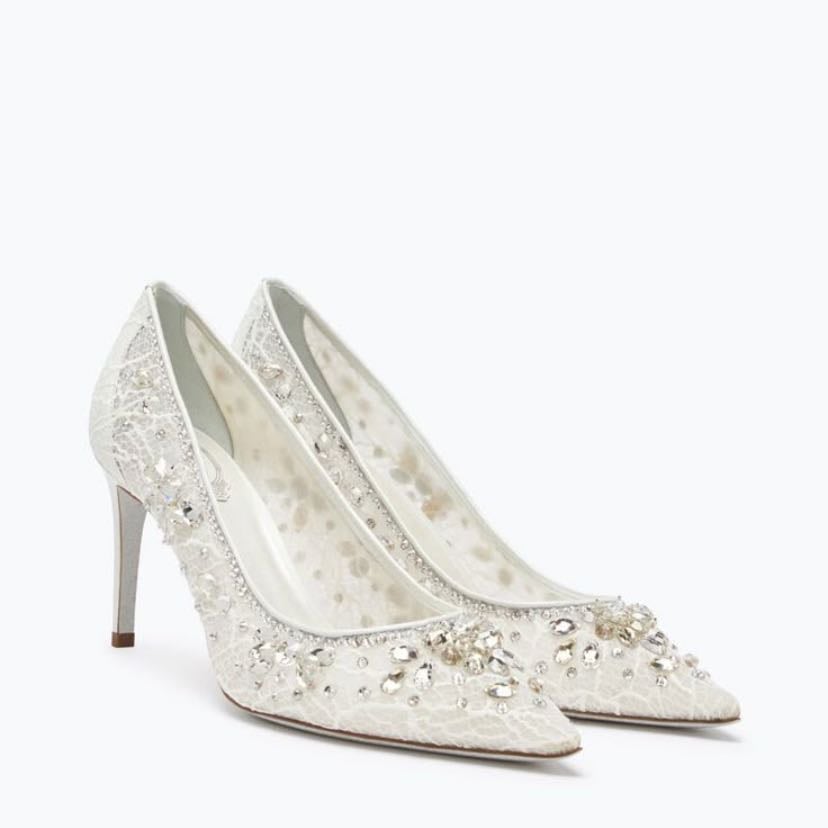 Cinderella Crystal White Pump 80 - 1’390 $