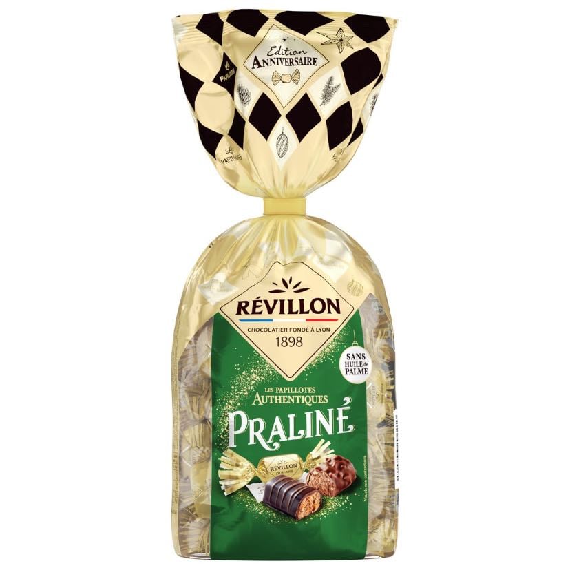Praline Filled Chocolate Squares - Révillon Papillotes