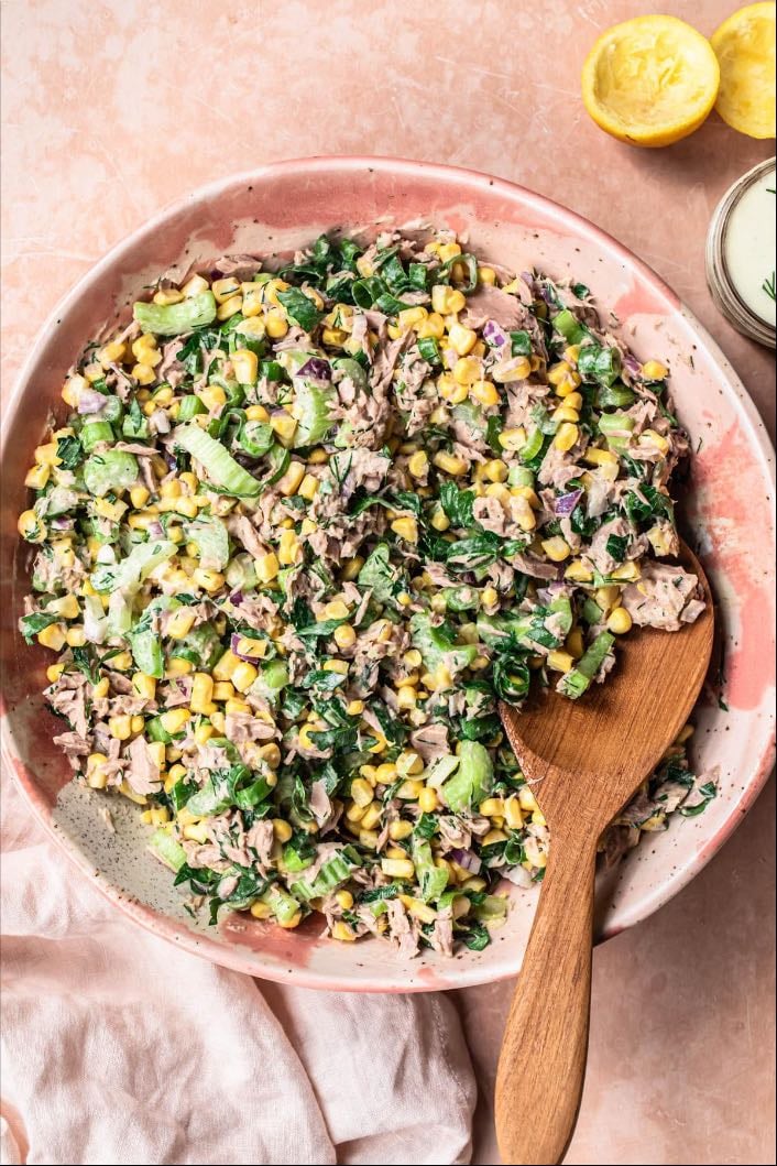Lemon Tuna Corn Salad