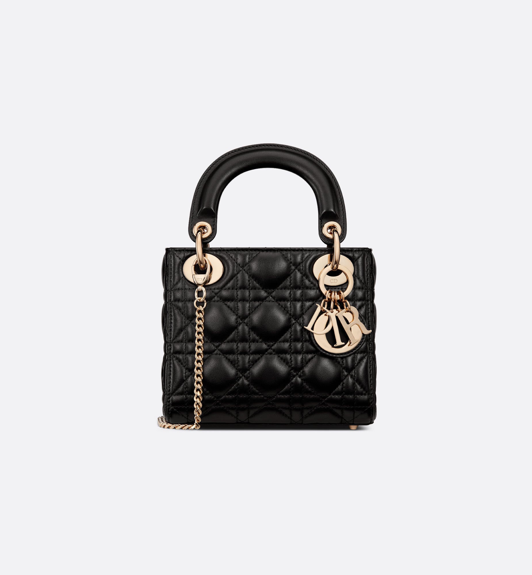 Sac Lady Dior Mini Cuir d’agneau Cannage noir | DIOR - Christian Dior