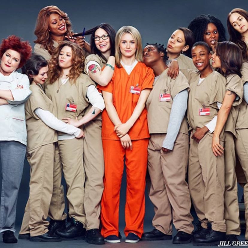orange is the new black - look at my pookies