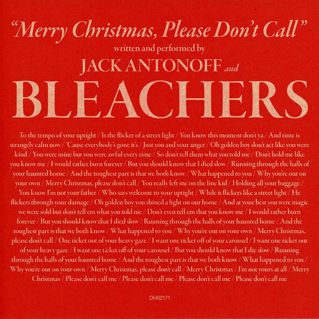 Merry Christmas, Please Don't Call - Song · Bleachers