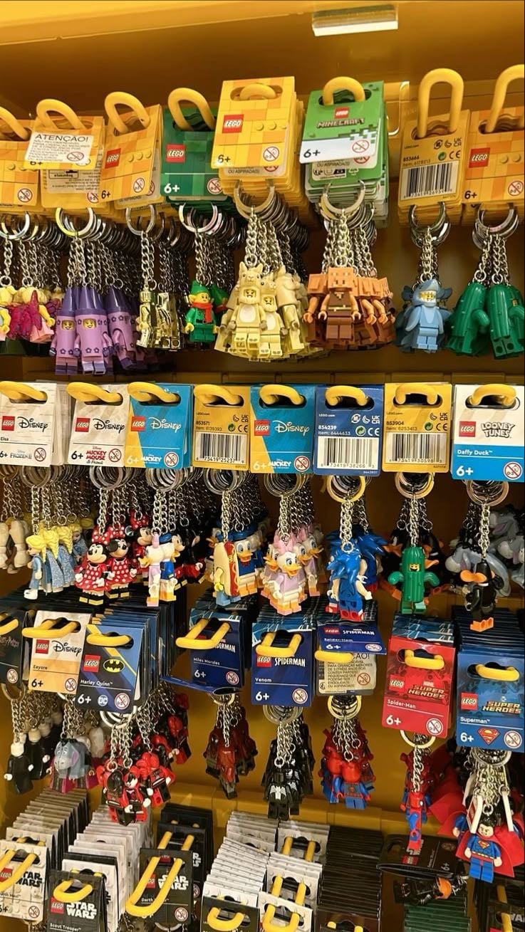lego keychains - specifically spiderman!