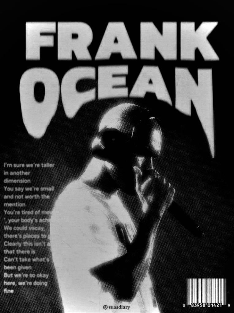 frank ocean poster