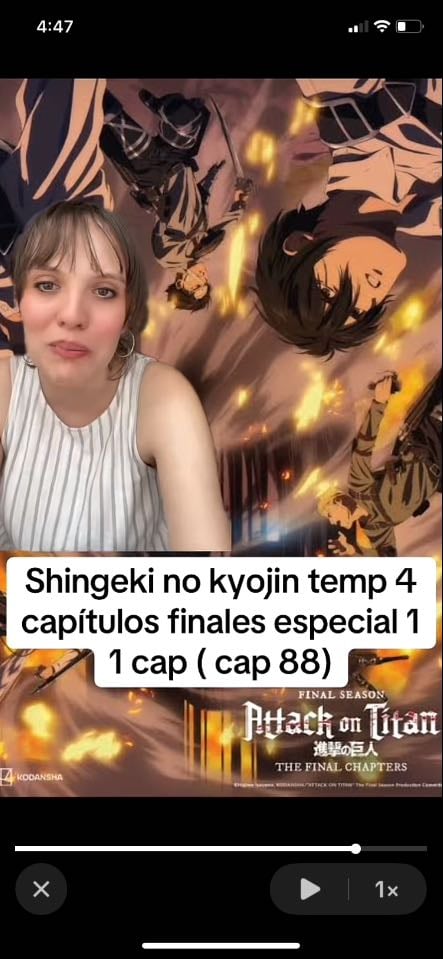 Shingeki no kiojin temporada 4 capítulos finales especiales (1cap) (cap 88)