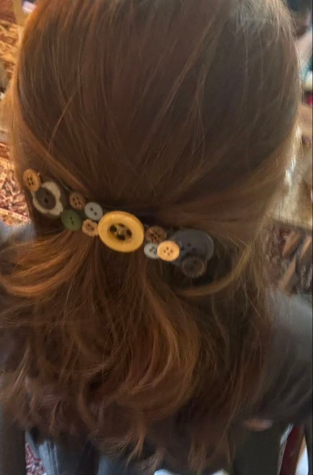Hair clip decorating