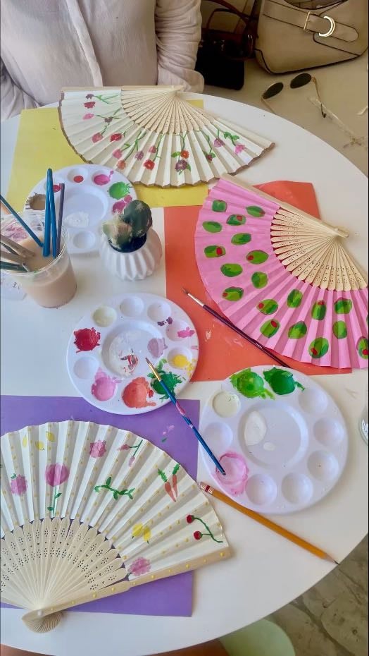 Fan painting