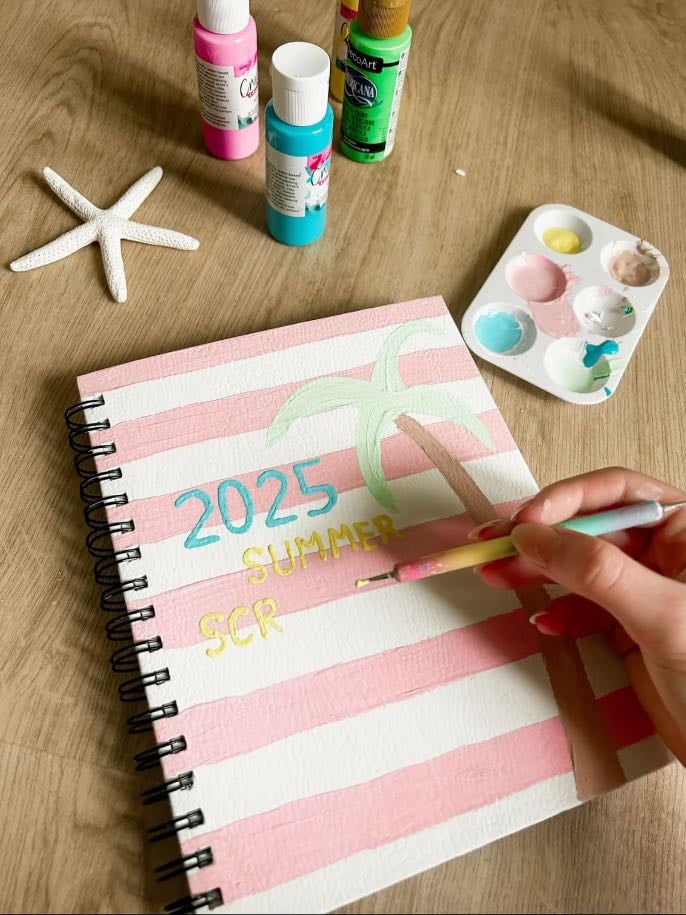 Notebook decorating