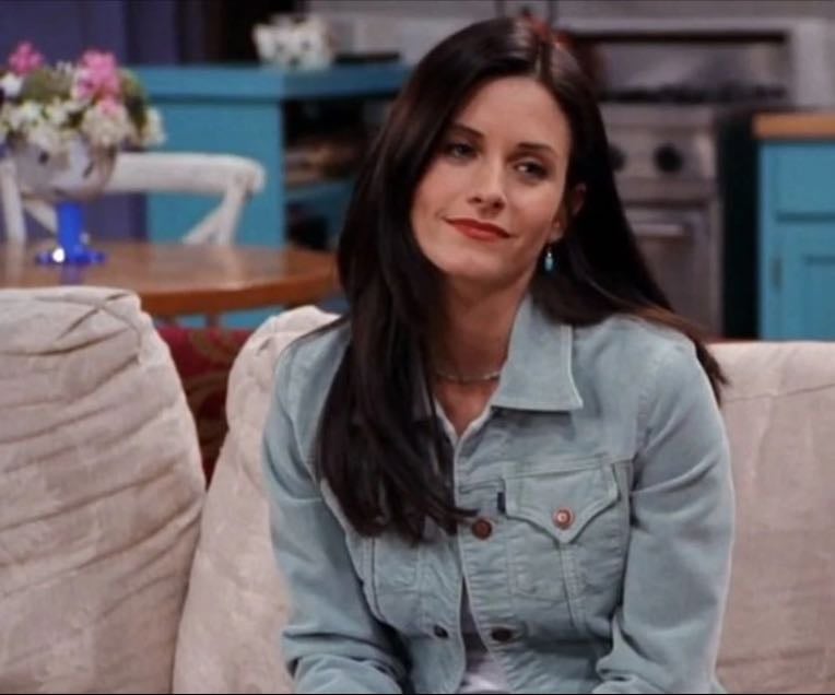 monica geller - welcome to the real world! it sucks, but you're gonna love it!