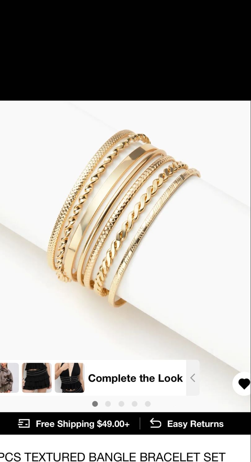 7pcs textured bangles - Cider • $8.90