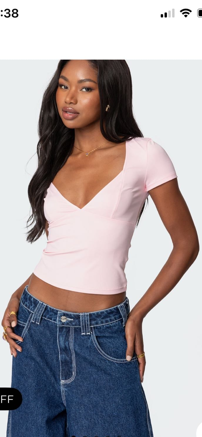 Kaita V Neck - Edikted • $36.00
