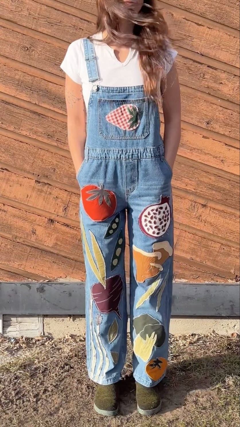 Overalls - Especially ones with drawings or patterns