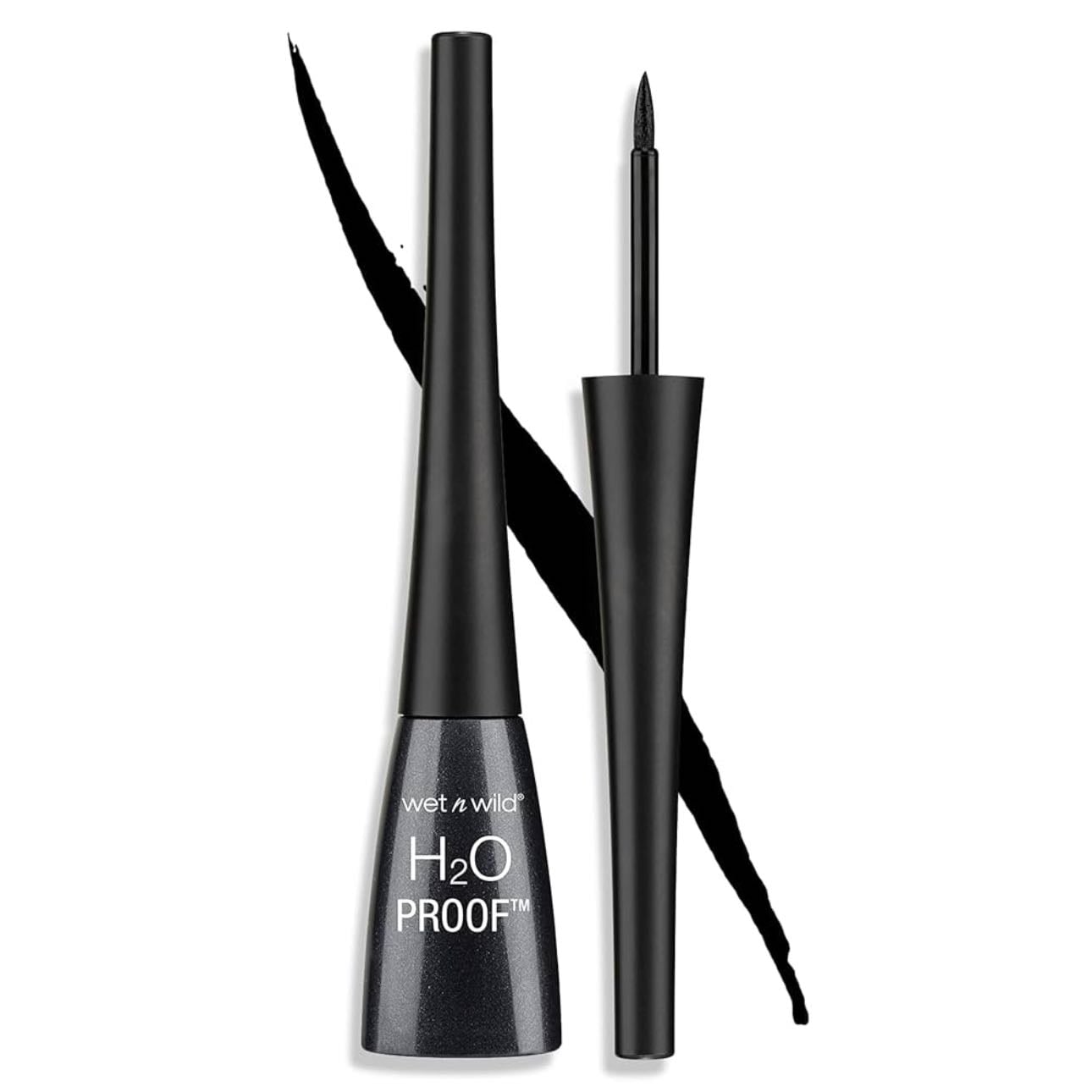 wet n’ wild h2o proof liquid eyeliner - shade: black