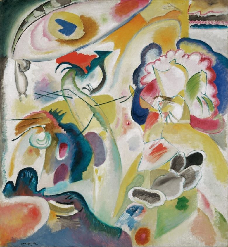 vasily kandinsky- improvisation no. 29 (the swan)