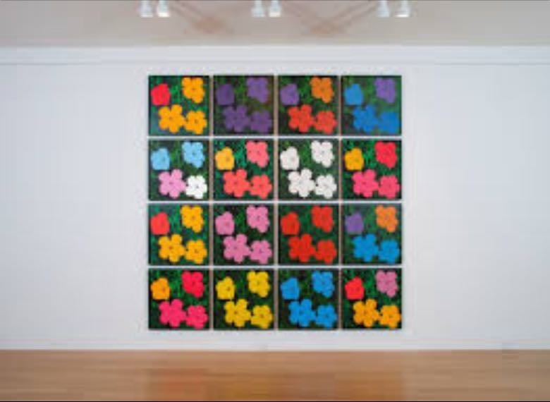 andy warhol- flowers