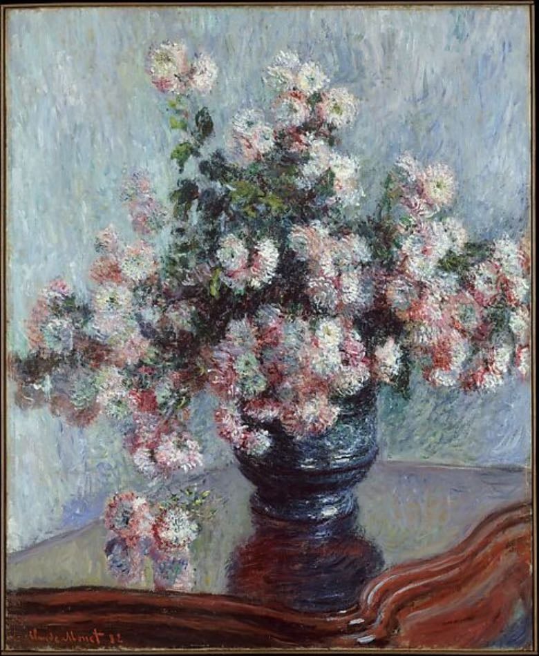 claude monet- chrysanthemums