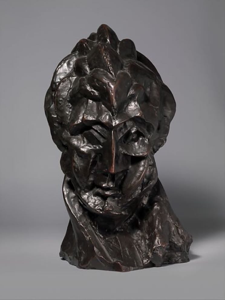 pablo picasso- head of a women