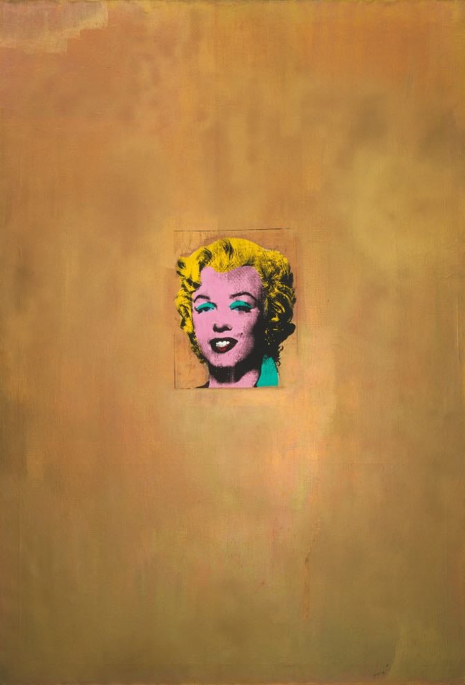 andy warhol- gold marilyn monroe
