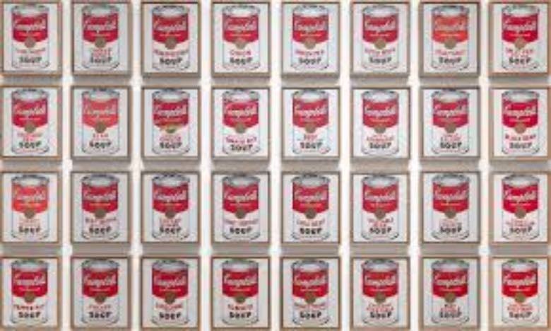 andy warhol- campbell soup cans