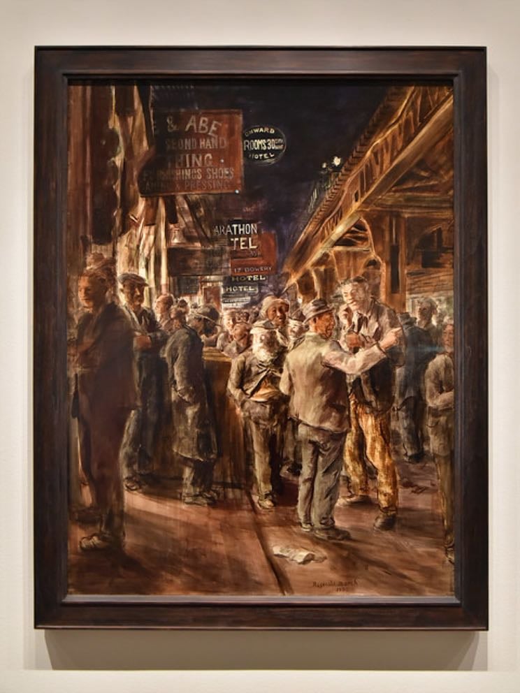 reginald marsh- the bowery
