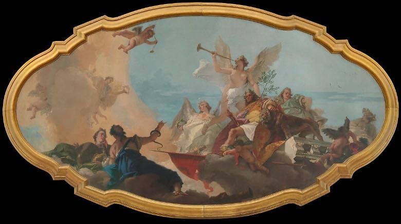 giovanni battista tiepolo- the glorification of the barbaro family