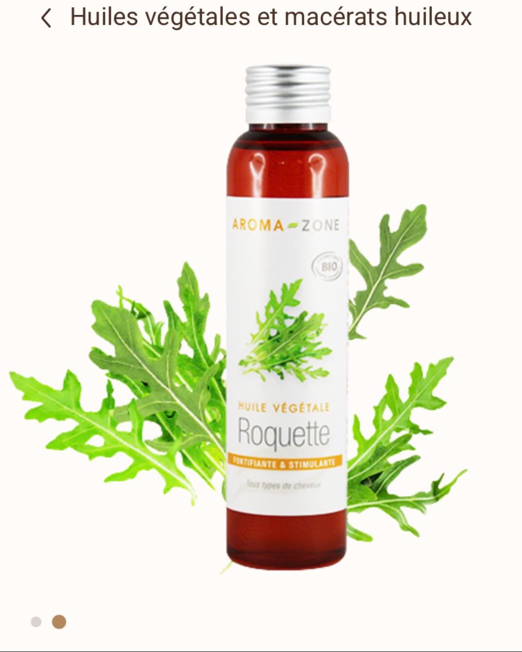 arugula oil ? - also from aromazone