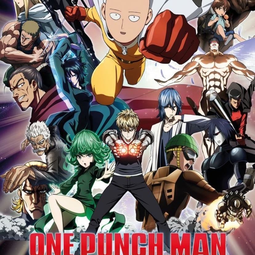 One-Punch Man - 2 temporadas (24 episodios en total).