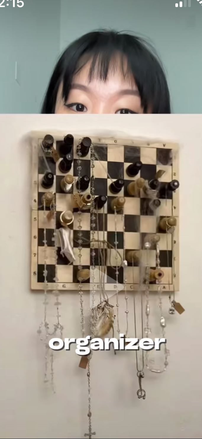 chess jewelry organizer