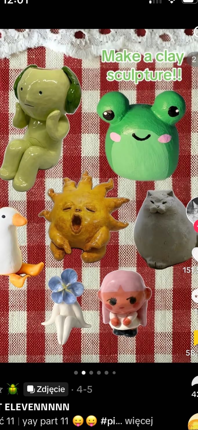 clay sculptures
