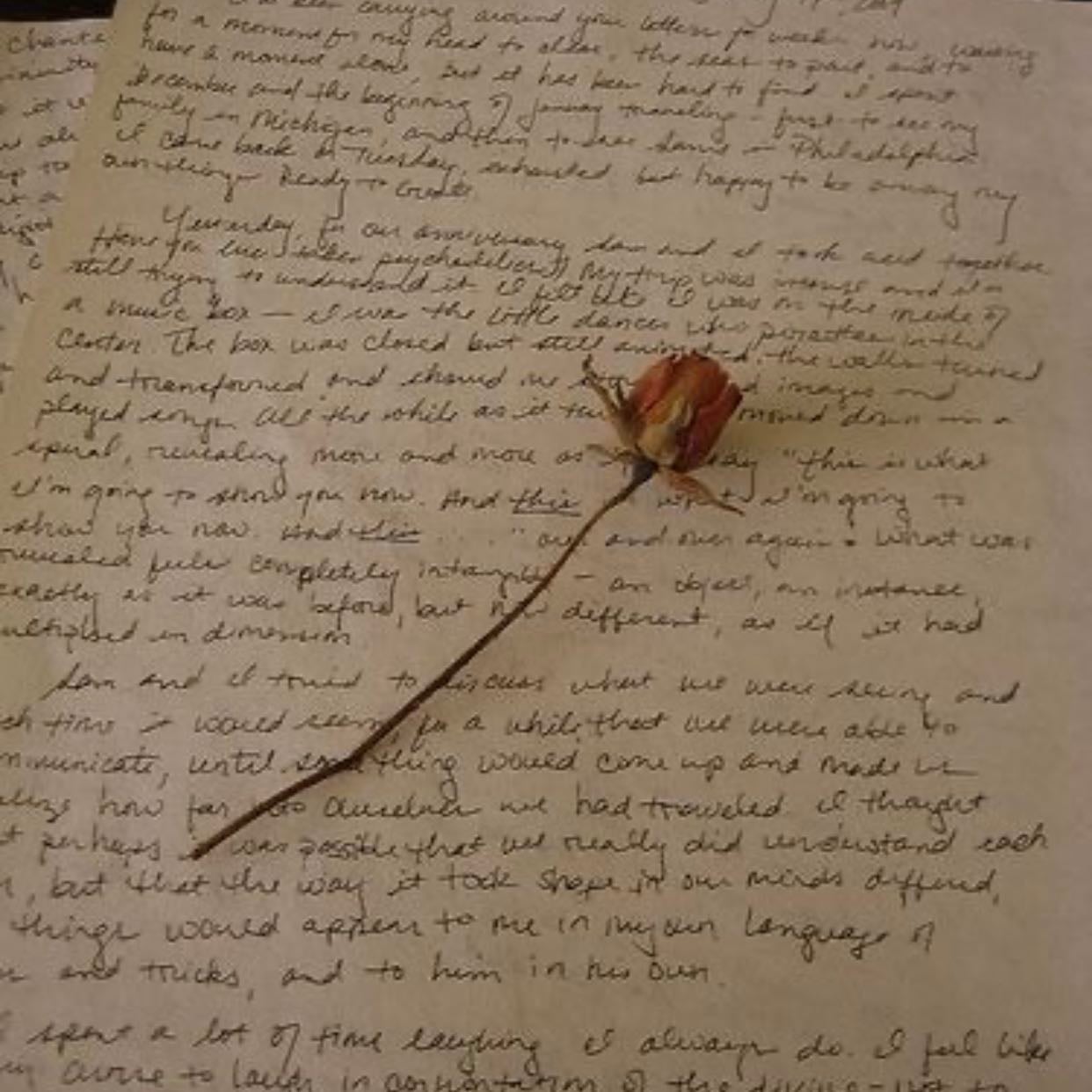Hand written letters