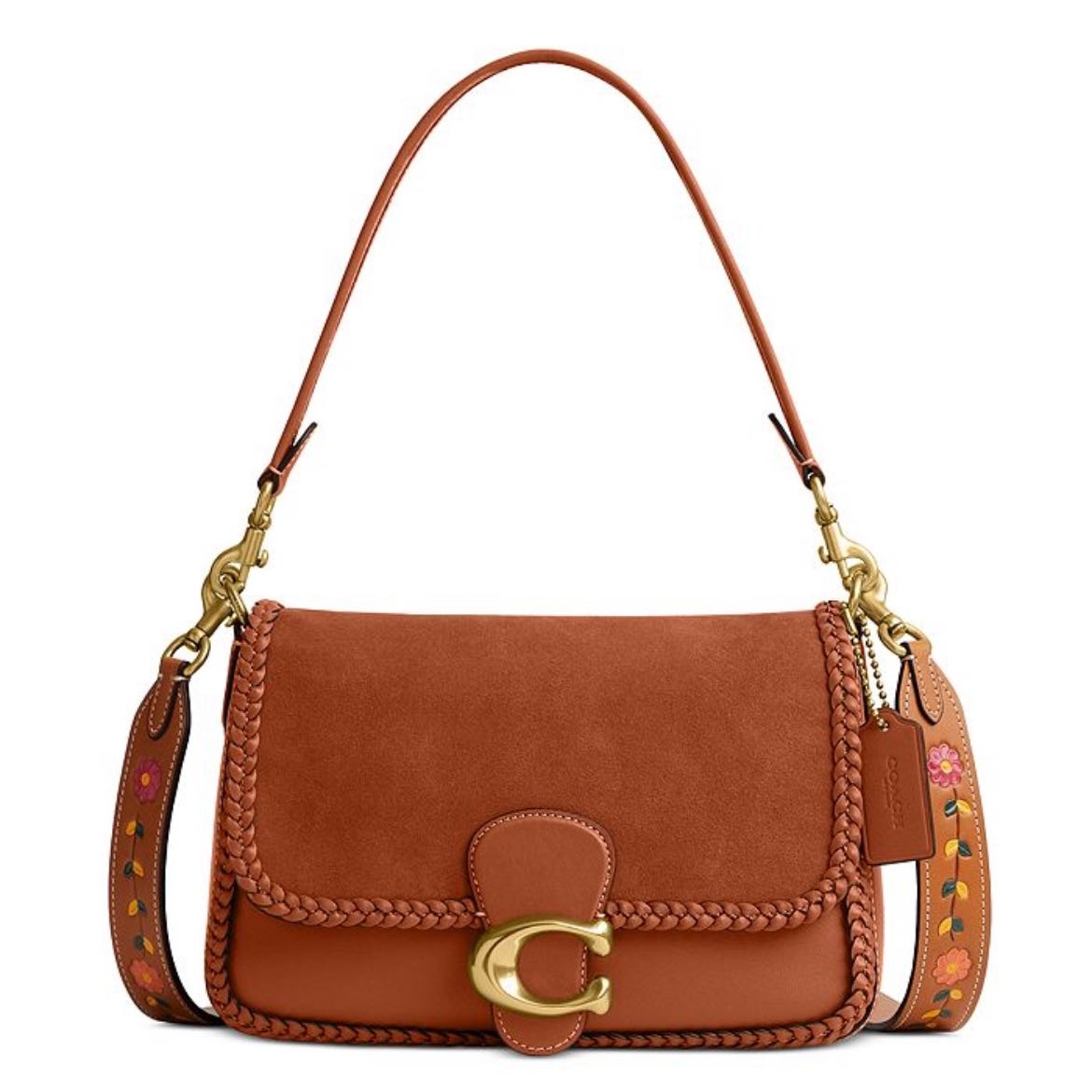 Coach suede tabby