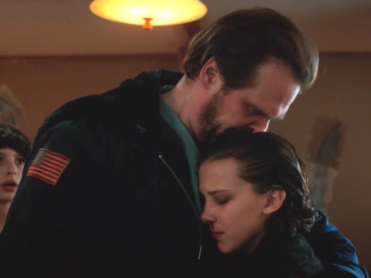 hopper & eleven - “keep the door open three inches.” // (stranger things, 2016)