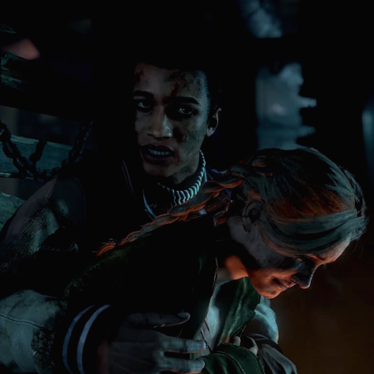 matt’s care for jessica in the mines. - until dawn (2015)