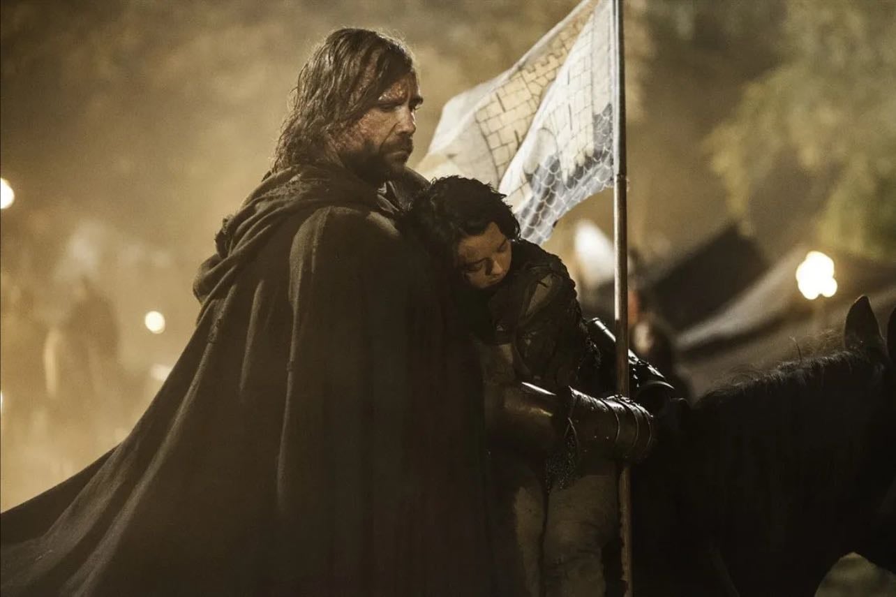 arya & the hound - “sandor, thank you.” // (game of thrones, 2011)