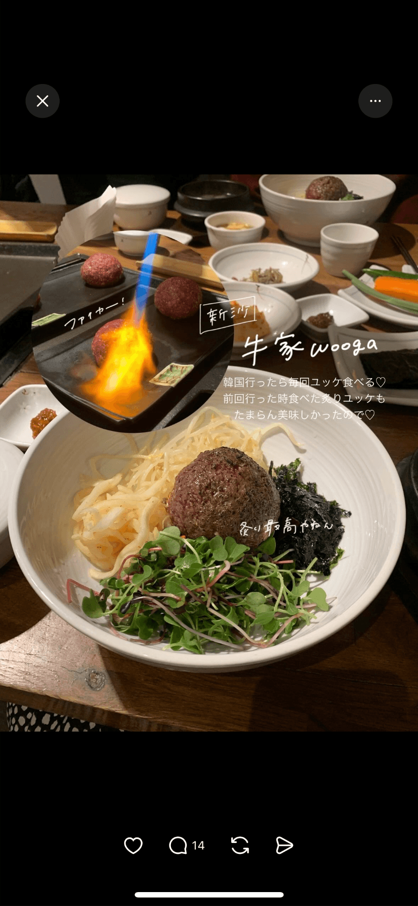 牛家(Wooga) - ユッケビビンバ、焼肉