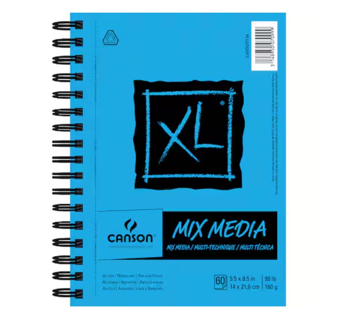 Canson XL Mix Media Sketchbook - $9.99