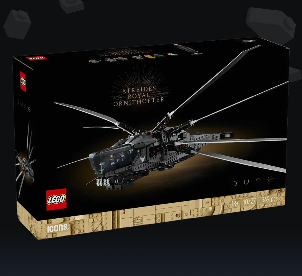 Dune Atreides Royal Ornithopter Lego - $164.99