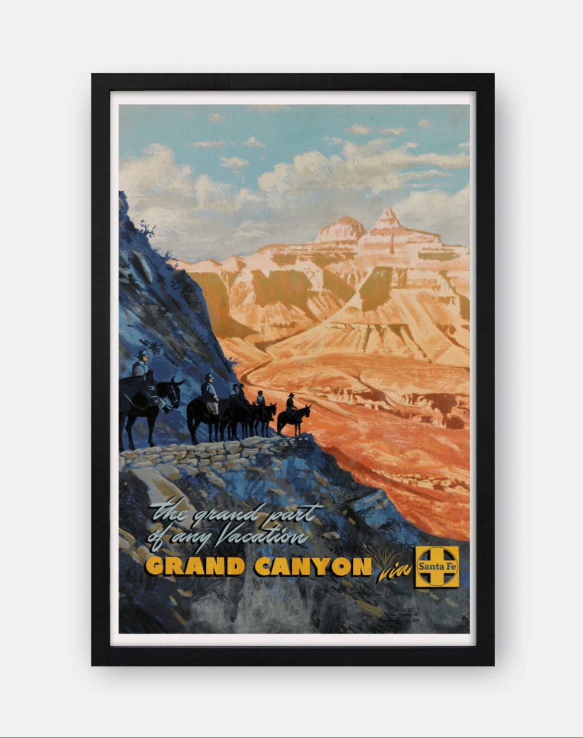 Grand Canyon Framed Poster - $65.00