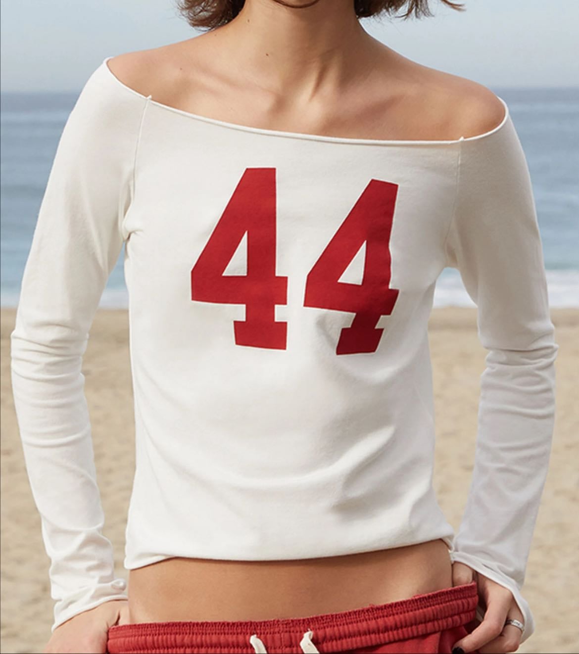 John Galt White 44 Bonnie Off-The-Shoulder Top - $23.00