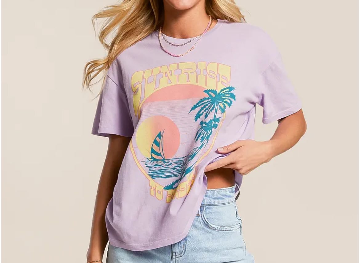 Billabong Sunrise to Sunset Oversized T-Shirt - $35.95